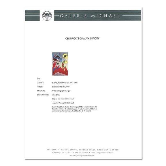 "Batman and Robin" by Bob Kane (1915-1998)