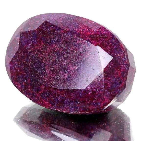 Magnificent Huge Museum Size 1000 Ct Certified Red Ruby Solitaire