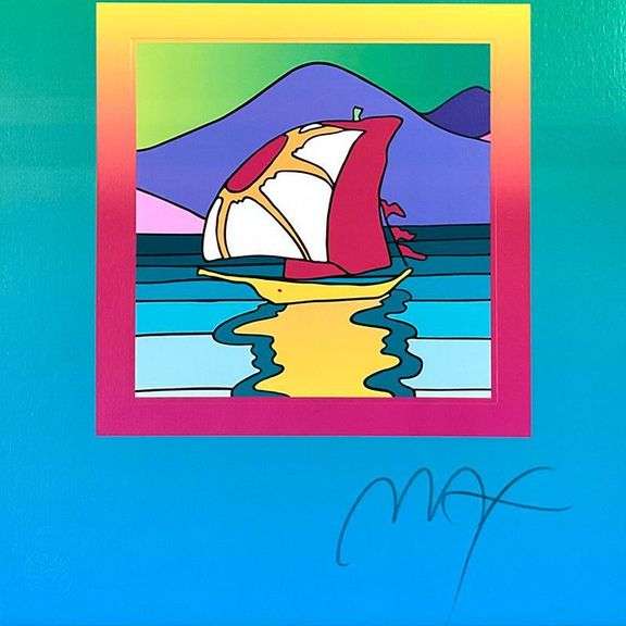 "Sailboat East on Blends Ver. II" by Peter Max