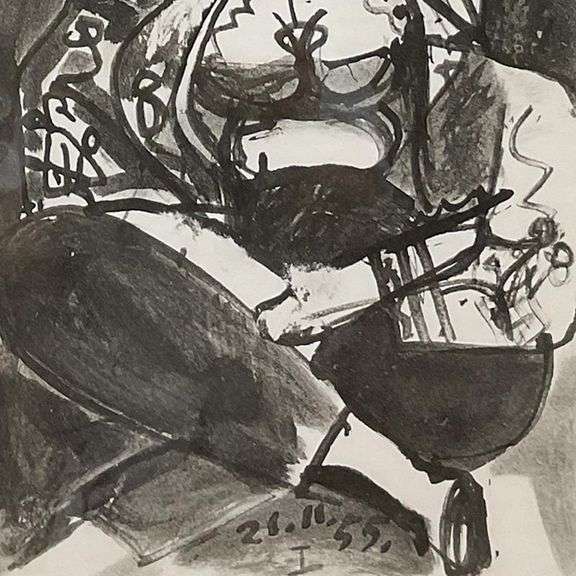 "Carnet de Californie 21.11.55-I" by Pablo Picasso (1881-1973)