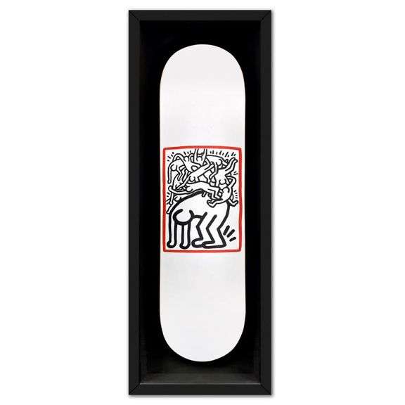 "Fight AIDS" by Keith Haring (1958-1990)