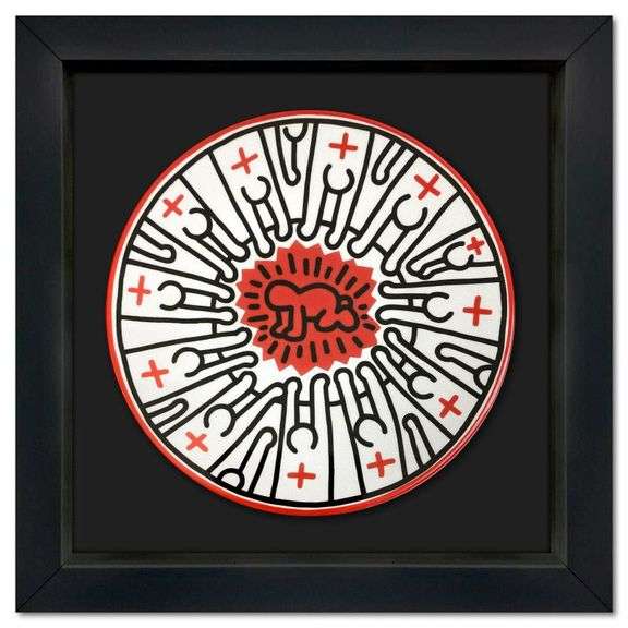 "Radiant Baby" by Keith Haring (1958-1990)