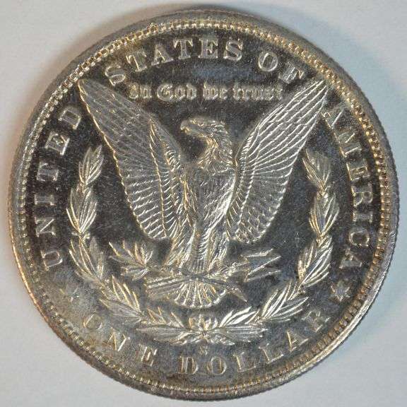 Gem original semi-Prooflike BU 1879-S Morgan Silver Dollar