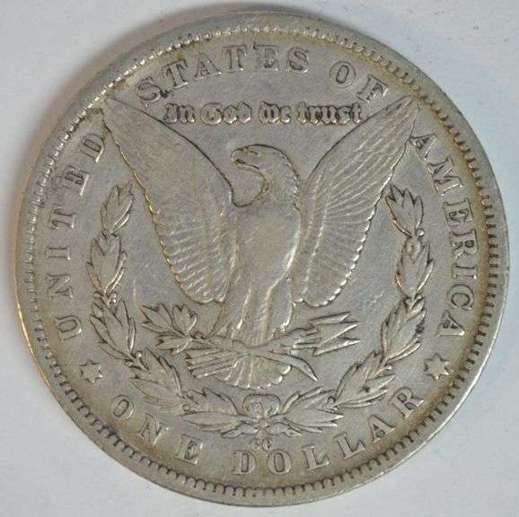Very scarce 1880-CC Morgan Silver Dollar in higher grade
