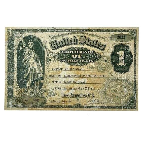 "Tomato Pop (Pink)" by Mr. Brainwash