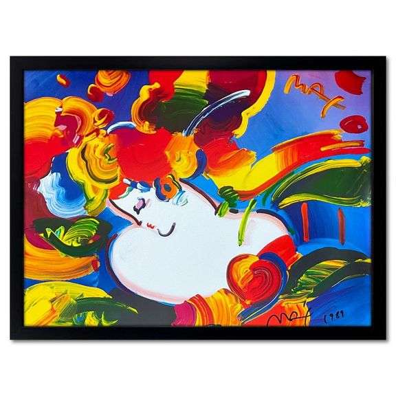 "Flower Blossom Lady" by Peter Max