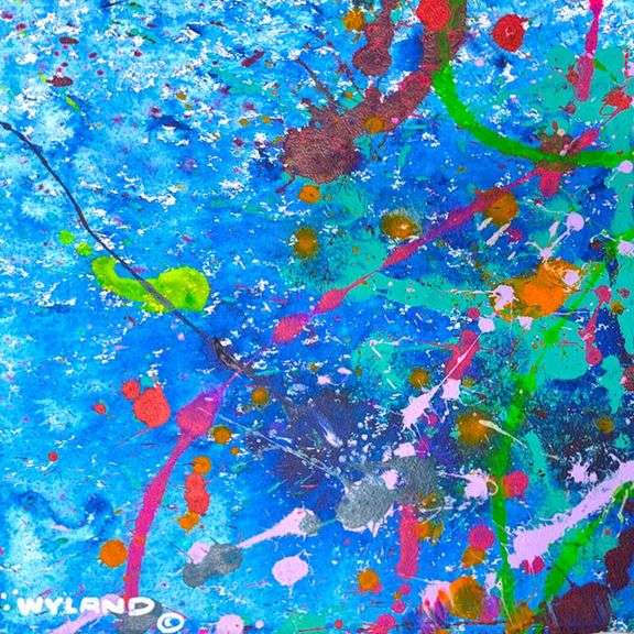 "Untitled Abstract" by Wyland