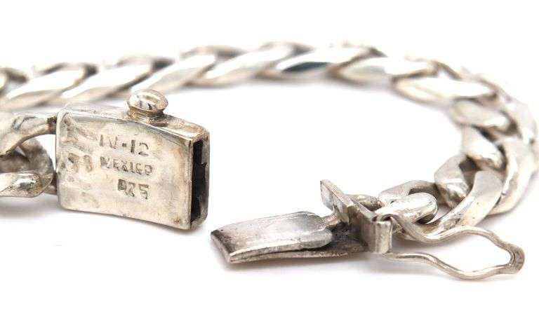 925 Sterling silver Curb link bracelet