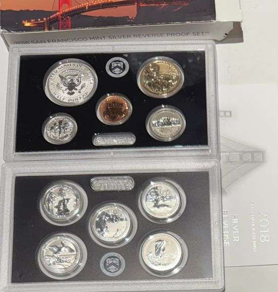 2018 S Silver Reverse  US Proof Set