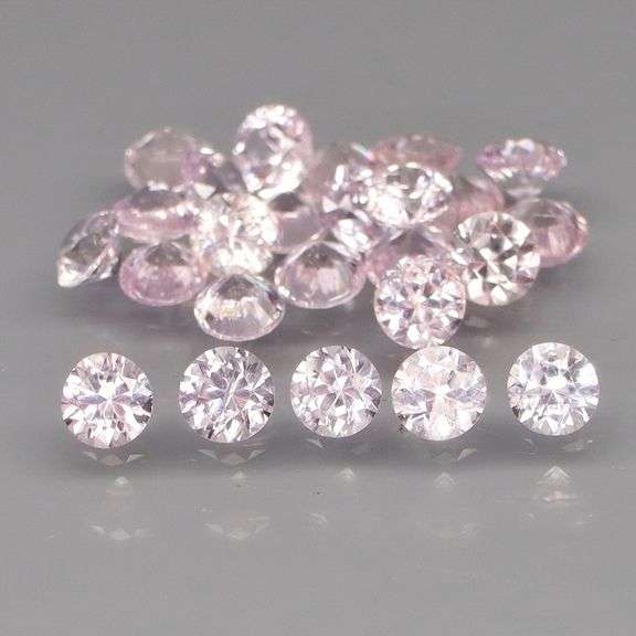 Wow! 2.55cts of baby doll pink UNTREATED Sapphires!