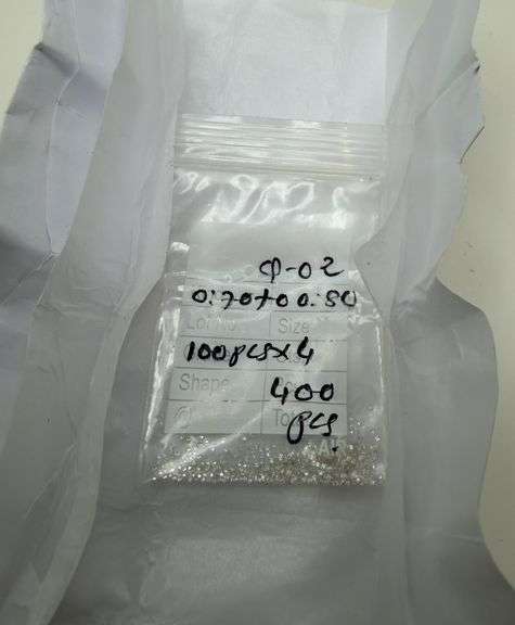 .70+ CTTW Diamond: 100 pieces