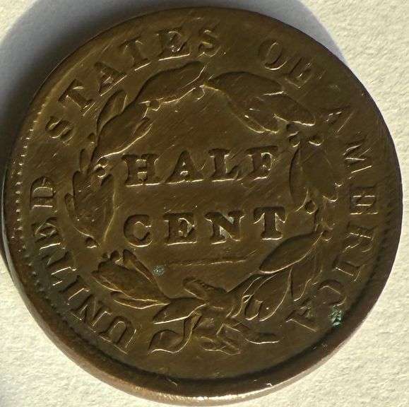 1833 Half Cent