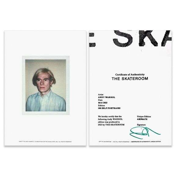 "Self-Portrait (Orange)" by Andy Warhol (1928-1987)