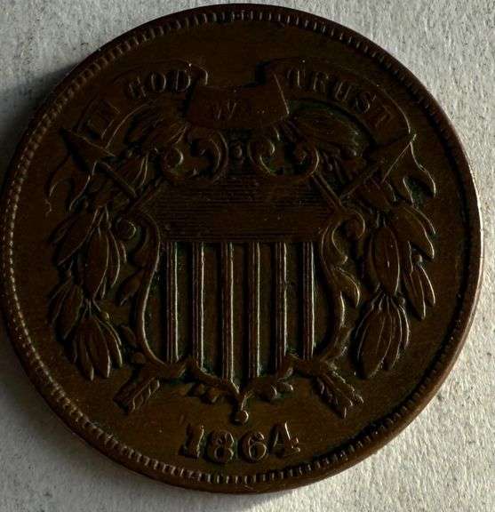1864 Two Cent Piece
