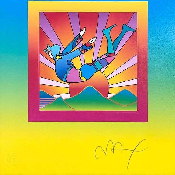 "Cosmic Flyer on Blends" by Peter Max