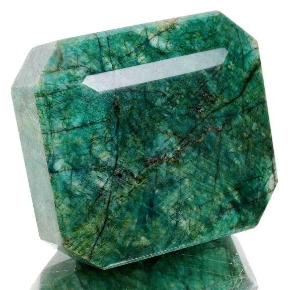 Huge Mined From The Earth Certified 1820 Ct Natural Green Emerald Solitaire