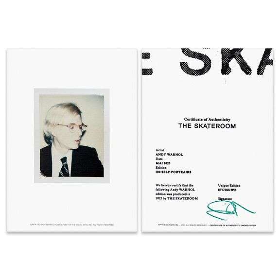 "Self-Portrait (Blue)" by Andy Warhol (1928-1987)