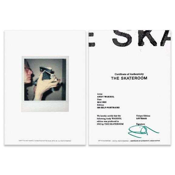 "Self-Portrait (Orange)" by Andy Warhol (1928-1987)