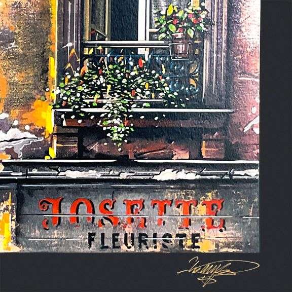 "Josette Fleuriste" by Thomas Pradzynski (1951-2007)