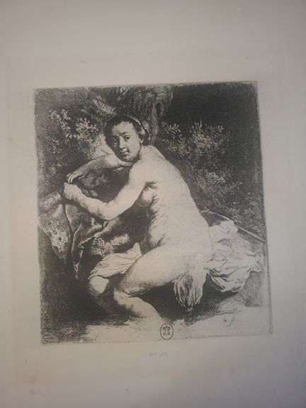 Collection of 15 Very Rare Etchings After Rembrandt (c. 1880)