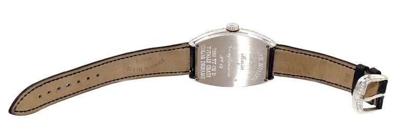 Franck Mueller Totally Crazy 7851, 50mm x 35mm, Black Dial, 18K Watch