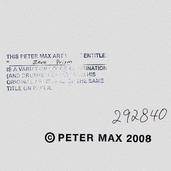 "Zero Spectrum" by Peter Max