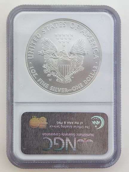 2008-W American Silver Eagle, NGC MS69