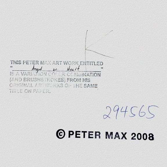 "Angel with Heart" by Peter Max