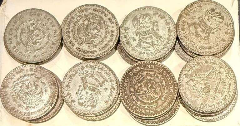 28 Mexico Morelos Silver Un Pesos