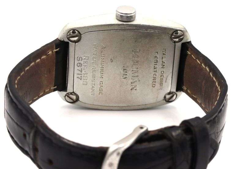 Locman diamond pave 32mm quartz black dial watch