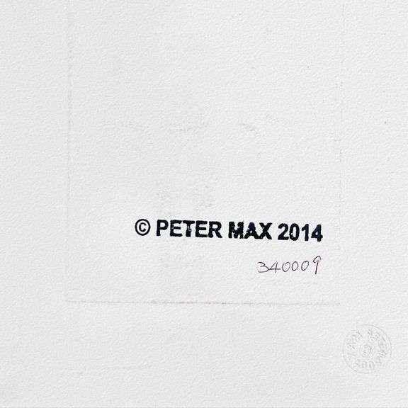 "Man at Easel" by Peter Max