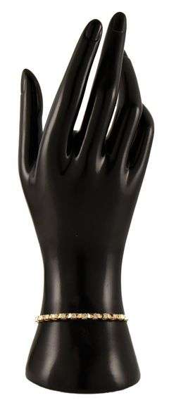 3.00ctw Round Diamond Bar Set Tennis Bracelet in 14K