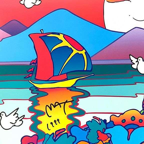 "A New Beginning" by Peter Max