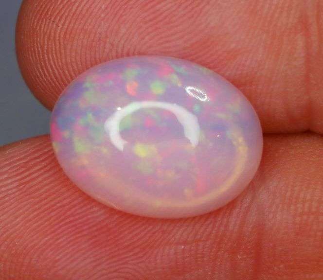Impressive 4.97ct untreated small block patterned Jelly Opal!