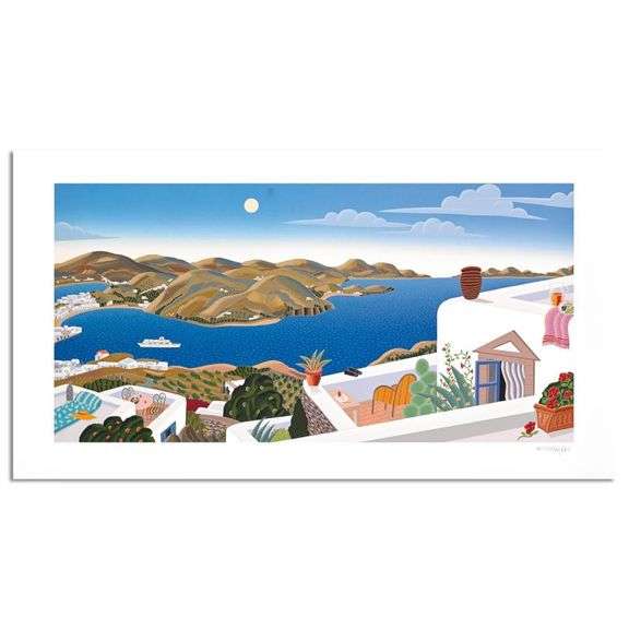 "Patmos Panorama (right)" by Thomas Mcknight