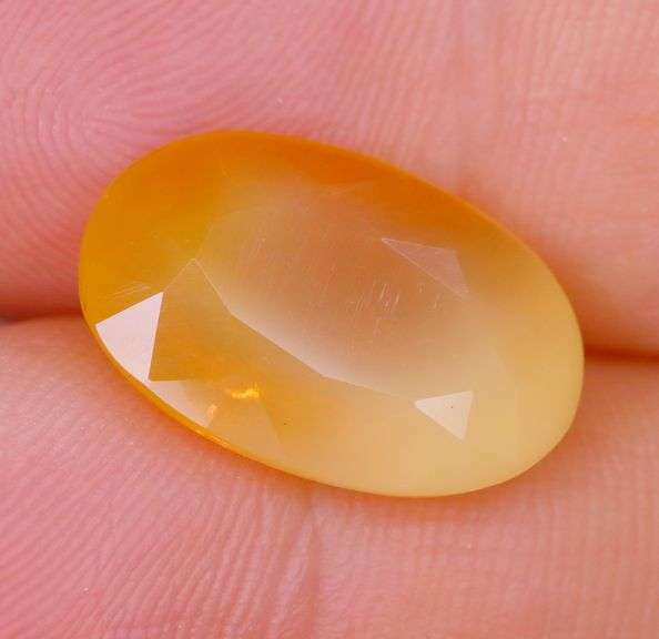 Huge! 17mm UNTREATED 4.95ct Mexican Fire Opal!