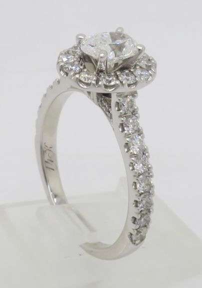 Neil Lane Oval Diamond Halo Ring