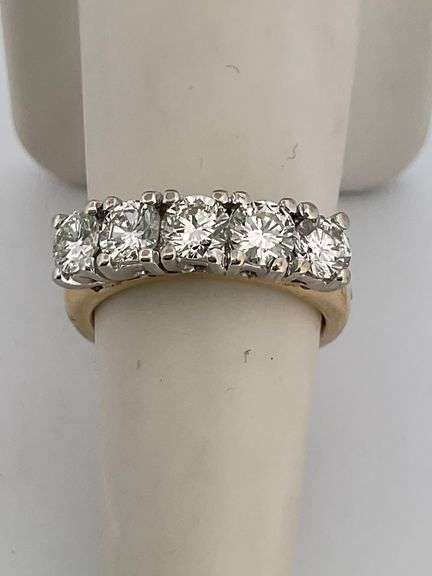 CERTIFIED 14K GOLD DIAMOND BAND