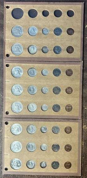 4 Choice Original 10-pc Uncirculated Mint Sets: 1959, 1960, 1961, & 1962