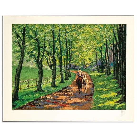 "Pasture Lane" by Mark King (1931-2014)
