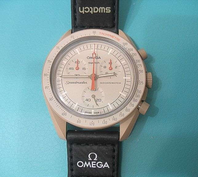 RARE OMEGA/SWATCH MISSION TO JUPITER CHRONOGRAPH WATCH