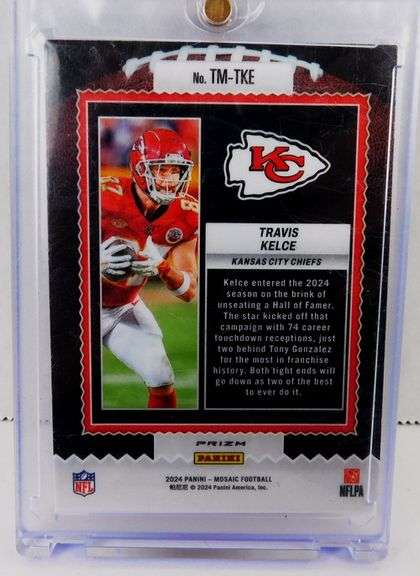 Travis Kelce Touchdown Masters Football Card