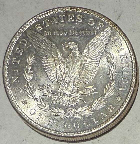 1897 S Frosty White BU Morgan Dollar