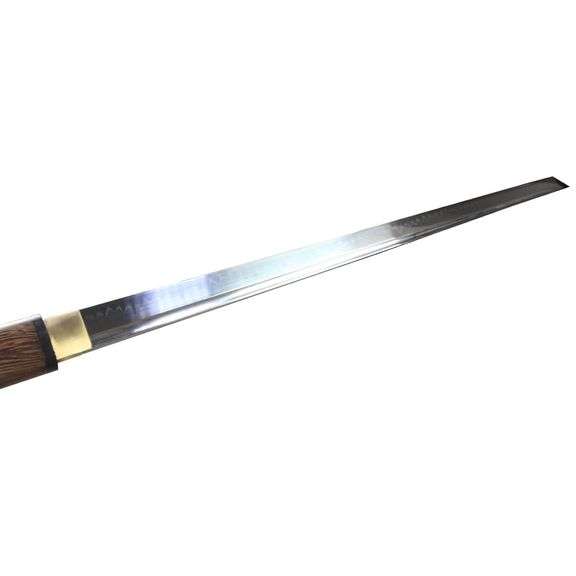 Handmade Shirasaya Katana Full Tang with Visible Hamon