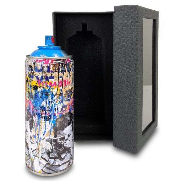 "Smile (Cyan)" by Mr. Brainwash