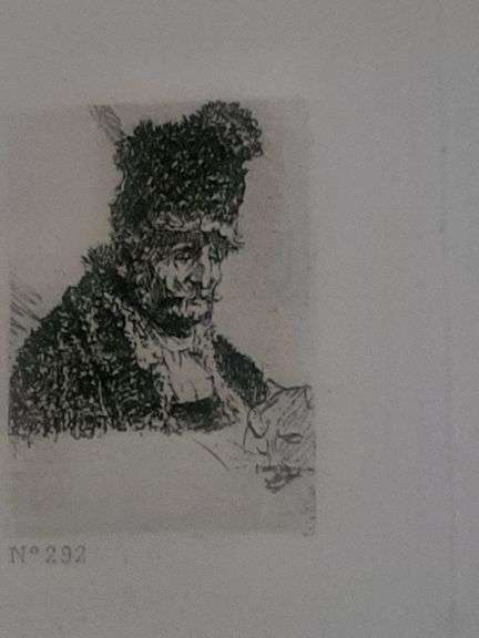Collection of 15 Very Rare Etchings After Rembrandt (c. 1880)