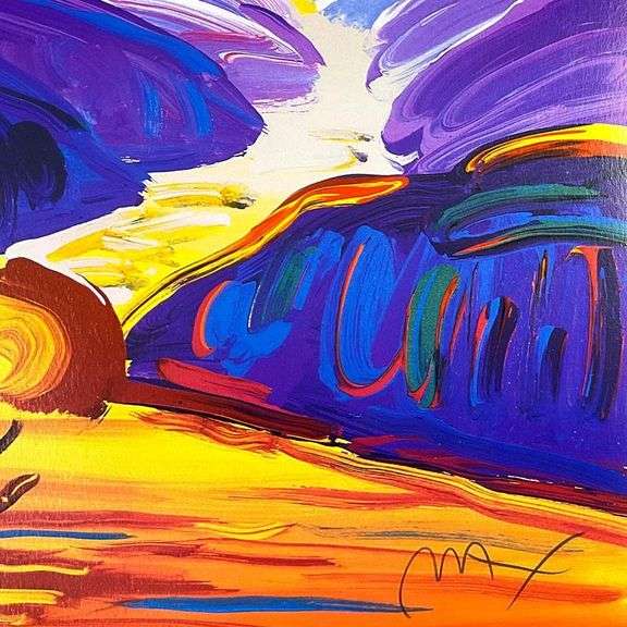 "Without Borders II" by Peter Max