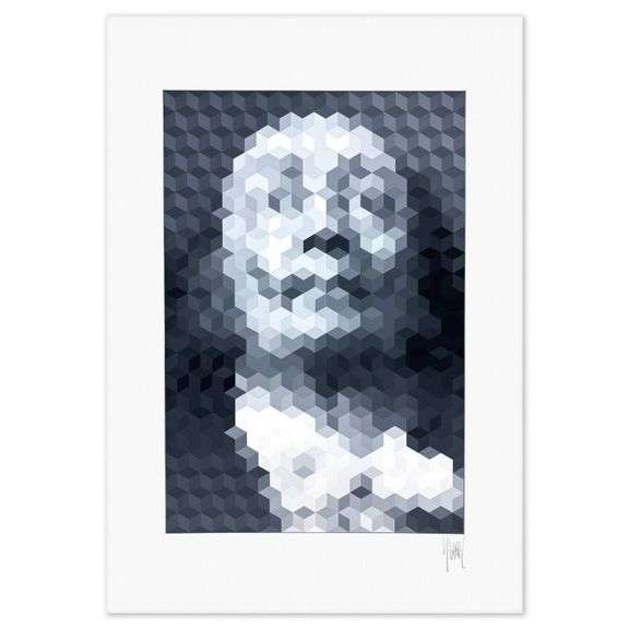 "Face of Dali 2" by Yvaral (1934-2002)