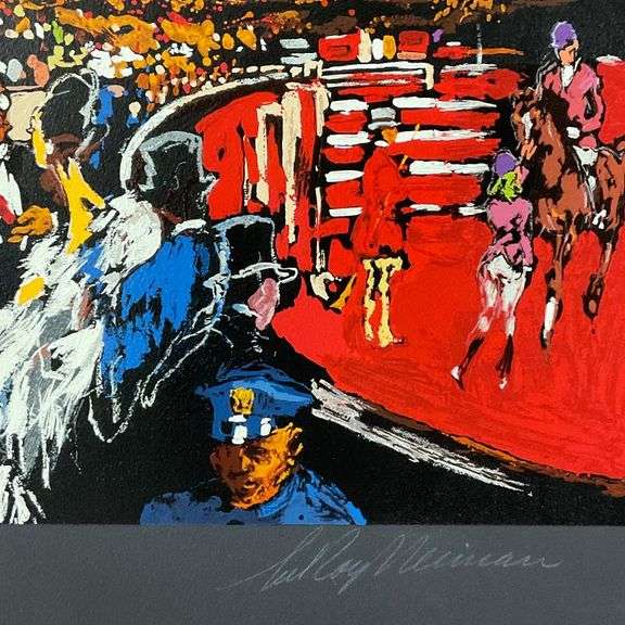 "International Horse Show" by LeRoy Neiman (1921-2012)