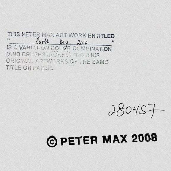 "Earth Day 2002" by Peter Max